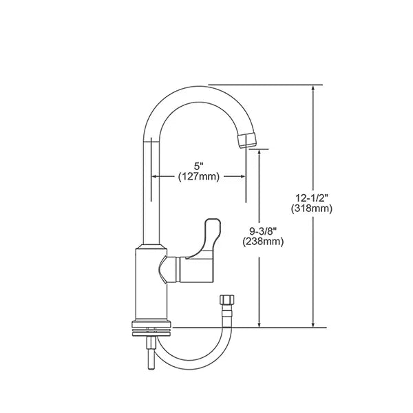 Chrome plated Brass Chrome Kitchen Faucet Chrome 3