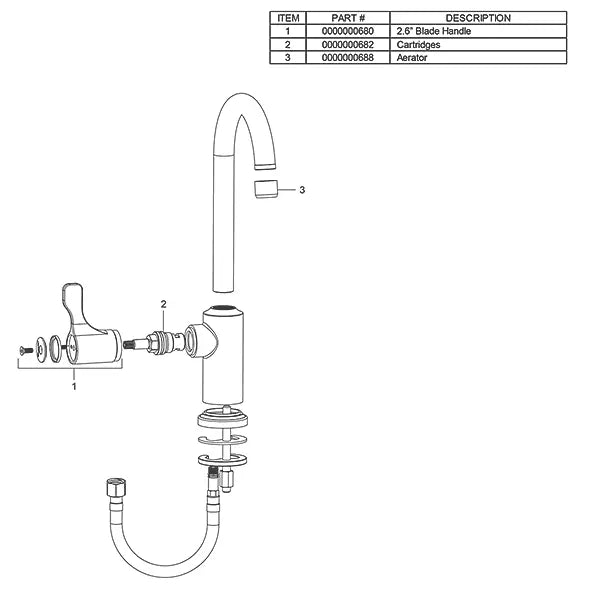 Chrome plated Brass Chrome Kitchen Faucet Chrome 2