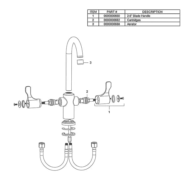 Chrome plated Brass Chrome Kitchen Faucet Chrome 2