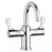 Chrome plated Brass Chrome Kitchen Faucet Chrome 1