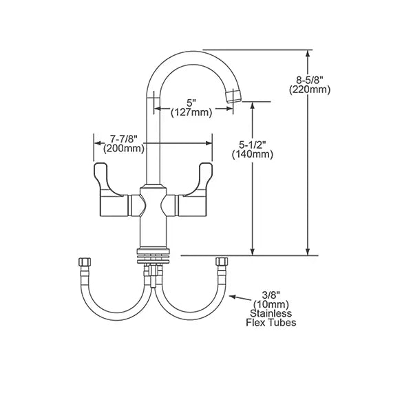 Chrome plated Brass Chrome Kitchen Faucet Chrome 3