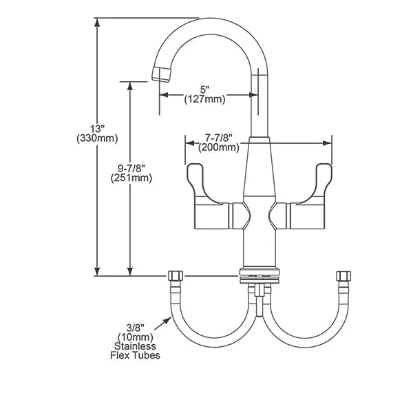 Chrome plated Brass Chrome Kitchen Faucet Chrome 3