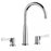 Chrome plated Brass Chrome Kitchen Faucet Chrome 1