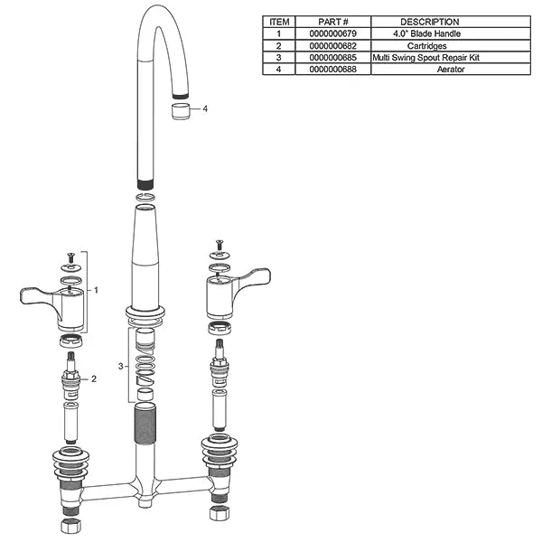 Chrome plated Brass Chrome Kitchen Faucet Chrome 2