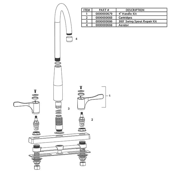 Chrome plated Brass Chrome Kitchen Faucet Chrome 2