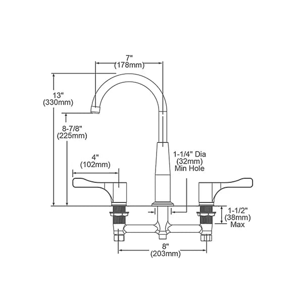 Chrome plated Brass Chrome Kitchen Faucet Chrome 3