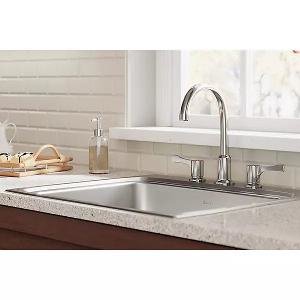 Chrome plated Brass Chrome Kitchen Faucet Chrome 2