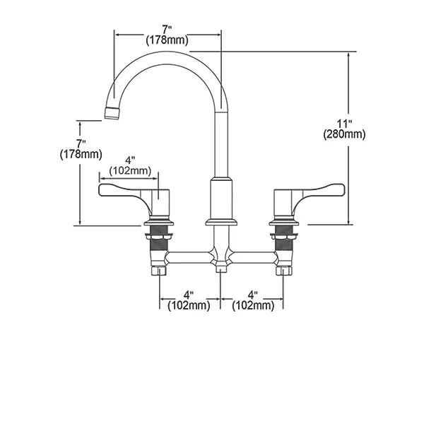 Chrome plated Brass Chrome Kitchen Faucet Chrome 4
