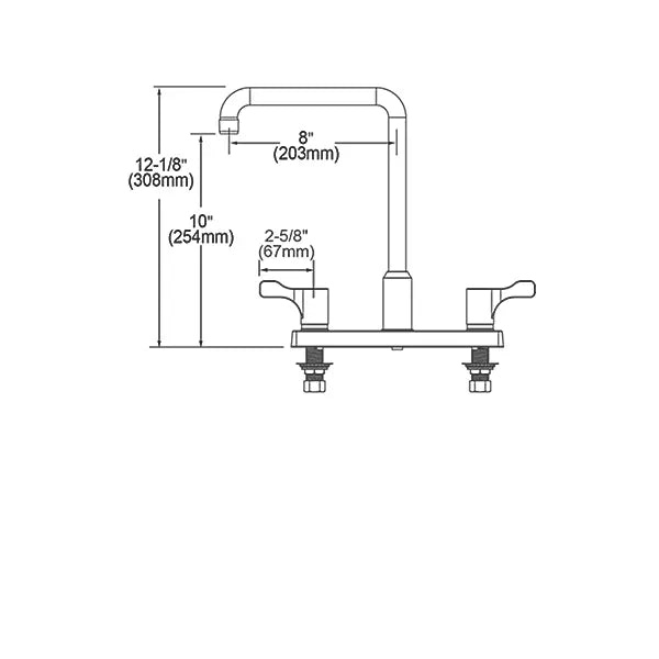 Chrome plated Brass Chrome Kitchen Faucet Chrome 3