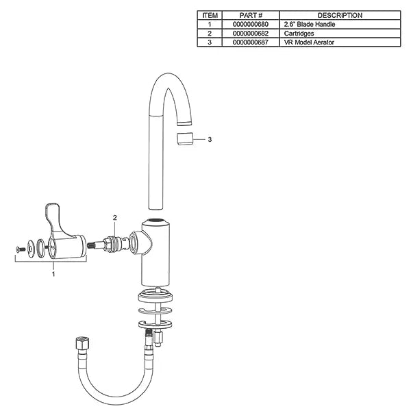 Chrome plated Brass Chrome Kitchen Faucet Chrome 2