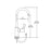 Chrome plated Brass Chrome Kitchen Faucet Chrome 3