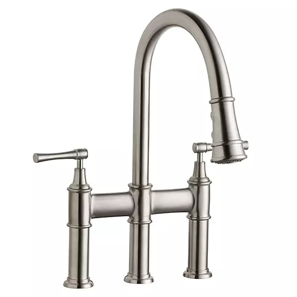 Explore Brass Lustrous Steel Kitchen Faucet Lustrous Steel 1