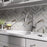 Harmony Brass Lustrous Steel Kitchen Faucet Lustrous Steel 6