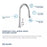 Brass Lustrous Steel Kitchen Faucet Lustrous Steel 3