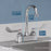 Chrome plated Brass Chrome Kitchen Faucet Chrome 3