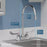 Chrome plated Brass Chrome Kitchen Faucet Chrome 3