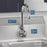 Chrome plated Brass Chrome Bathroom Faucet Chrome 4