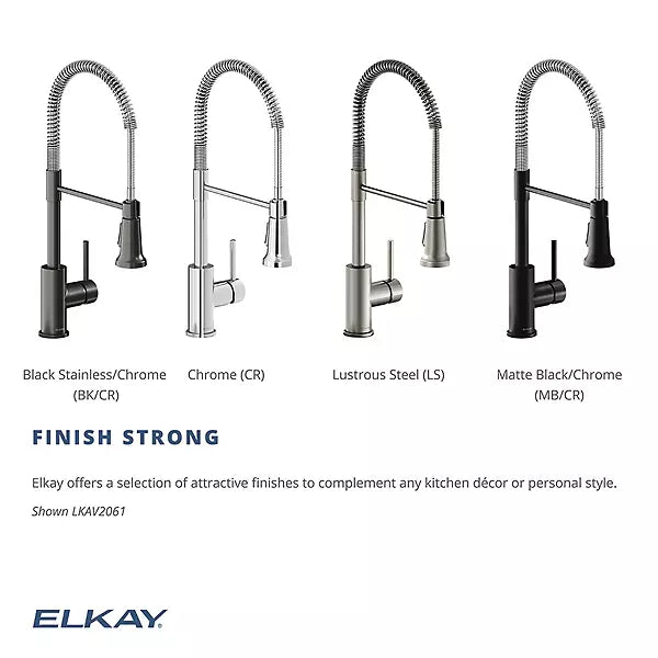 Avado Brass Black Stainless Kitchen Faucet Black Stainless 5