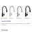 Avado Brass Matte Black Kitchen Faucet Matte Black 5