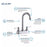 Chrome plated Brass Chrome Kitchen Faucet Chrome 4