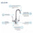 Chrome plated Brass Chrome Kitchen Faucet Chrome 4