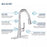 Harmony Brass Lustrous Steel Kitchen Faucet Lustrous Steel 9