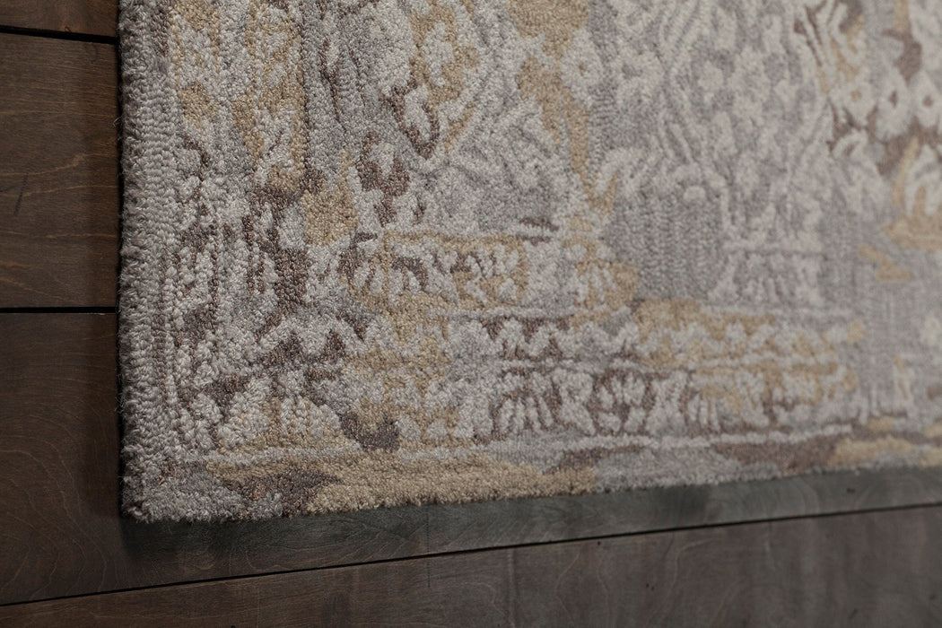 Wool 43900 Area Rug Textured 4