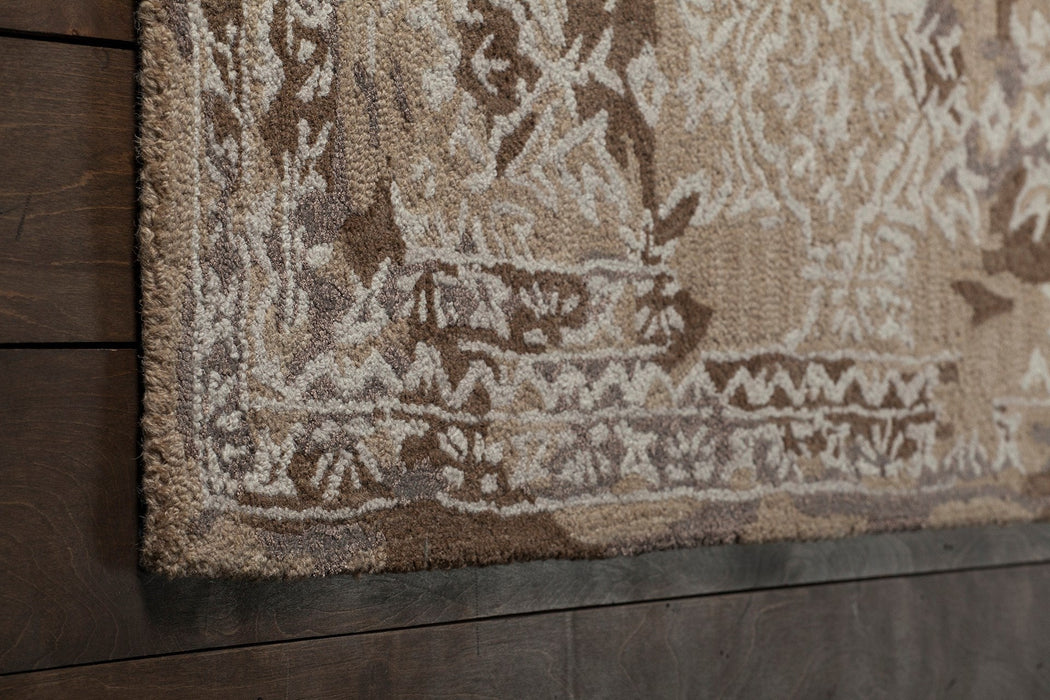 Wool 43902 Area Rug Textured 4