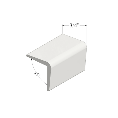 Tarkett Johnsonite 08 Icicle Vinyl Corner Wall Guard | Lowest Price ...