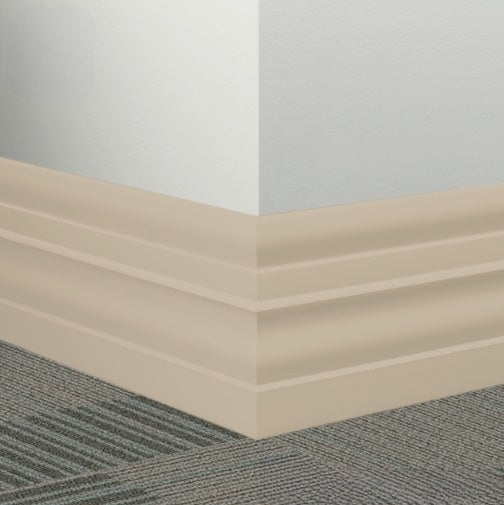 Contoured Tile Tarkett Johnsonite 09 Clay Rubber Millwork Contoured Wall Base — Stone ...