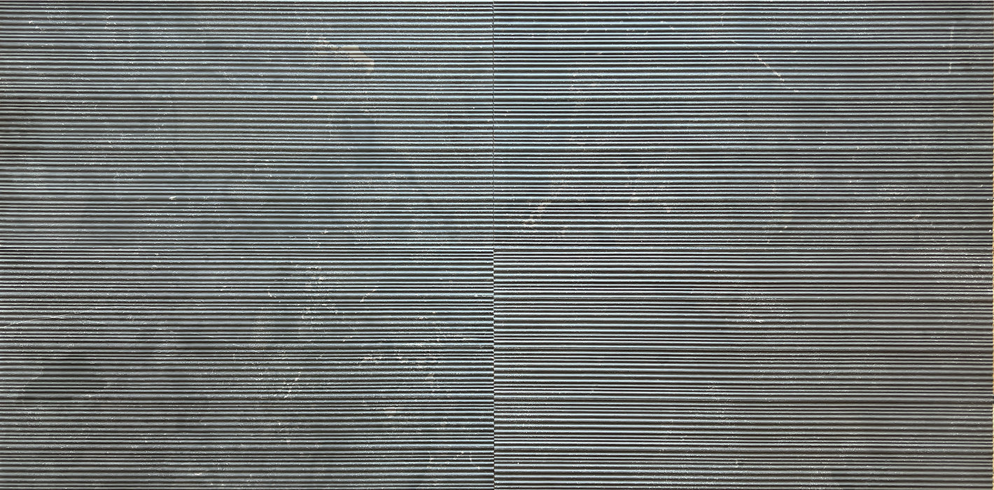 Belgian Blue Bamboo Textured Limestone Tile - 12" x 24" x 3/8"