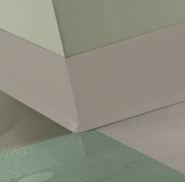 Tarkett - Tuile de caoutchouc Solid Color Bamboo #121 Cement 24