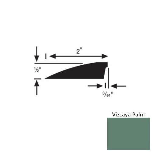 F 047 Flexco FlexTones 047 Vizcaya Palm Thermoplastic Vinyl Reducer — Stone ...