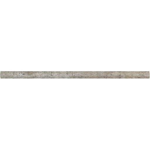 Titanium Travertine Liner - 1/2" x 12" Pencil Unfilled & 
