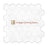 Full Sheet Sample - Calacatta Statuario Hexagon Porcelain Mosaic - 2" x 2" x 3/8" Glossy