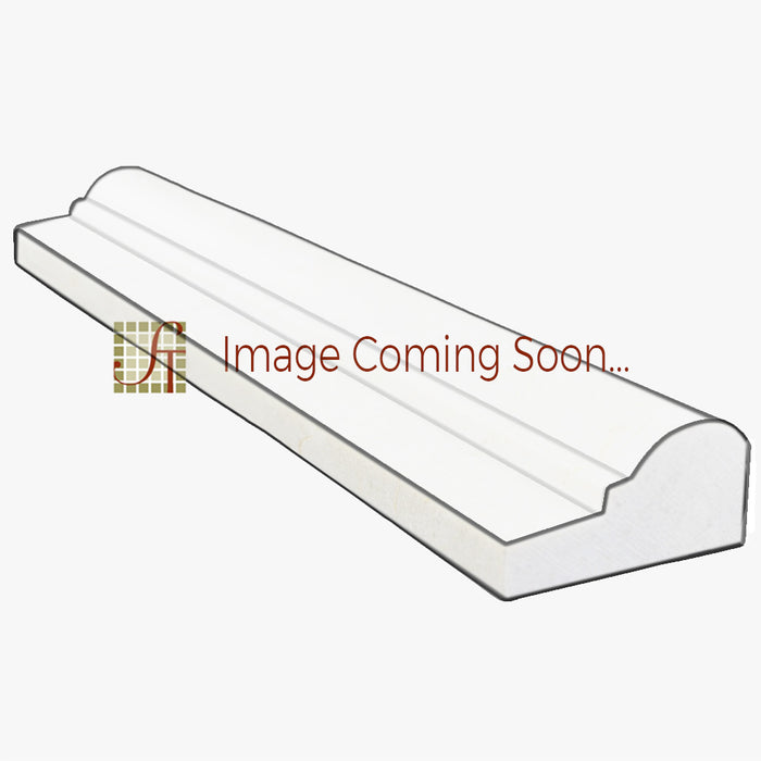 Full Molding Sample - Iceberg Marble Crown Molding - 2" x 12" x 3/4" Polished