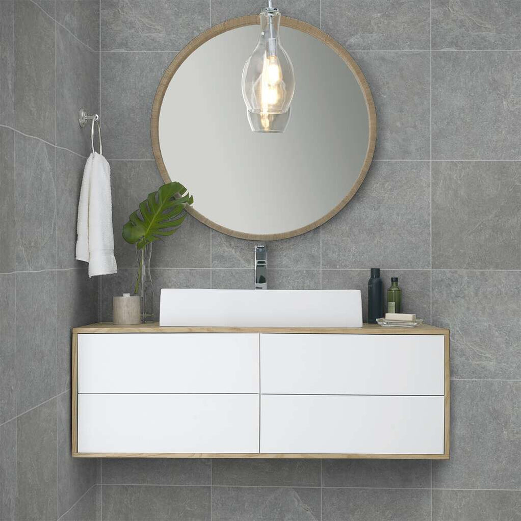 Shaw Crown 00550 Smoke Light Textured Porcelain Tile | Lowest Price