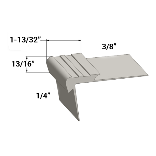 Tarkett Johnsonite 24 Grey Haze Vinyl Slim Line Nosing | Lowest Price ...