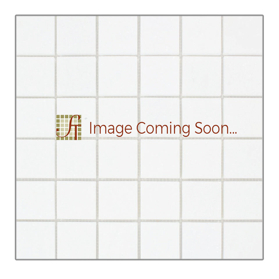 Full Sheet Sample - Emotion Calacatta Gold Porcelain Mosaic - 2" x 2" x 3/8" Matte