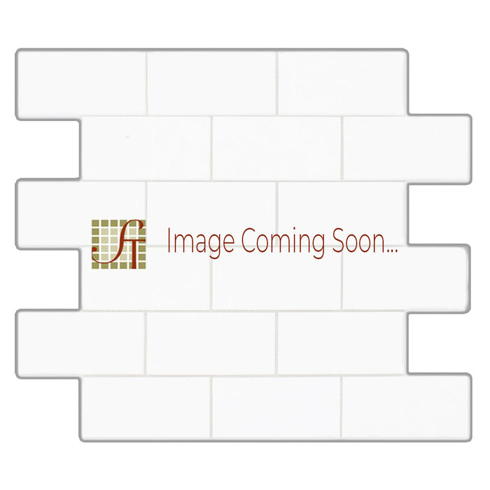 Ivory Travertine Mosaic - 2" x 4" Brick Honed 
