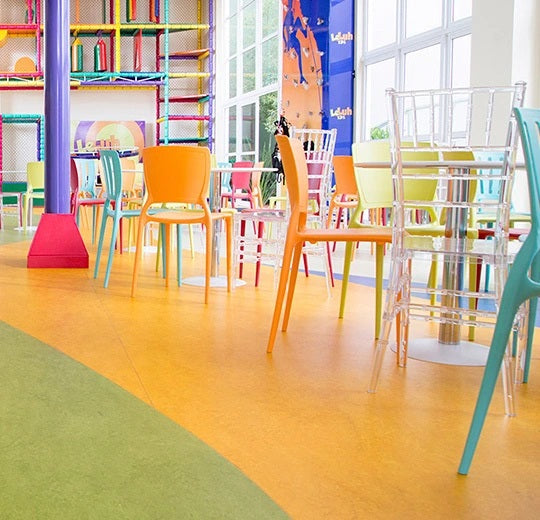 Marmoleum Composition Sheet MCS Golden Sunset Linoleum 3125-cut