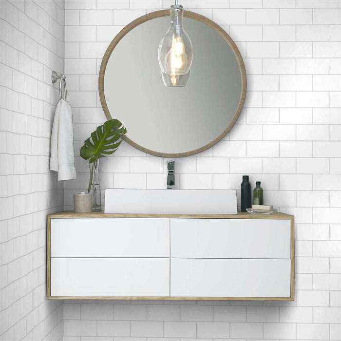 Lane Ave Arctic Glossy Porcelain