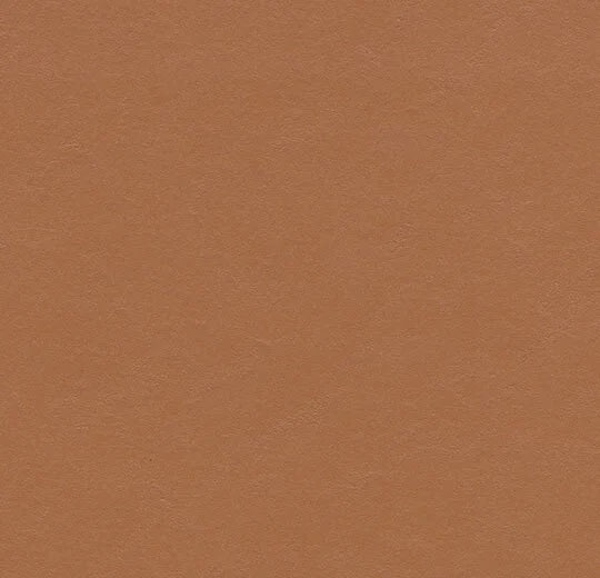 Marmoleum Walton Uni and Cirrus Terracotta Linoleum 3370-cut