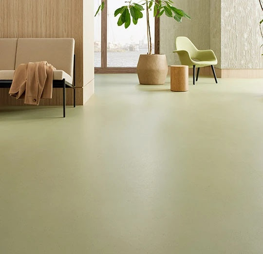 Marmoleum Cocoa Matcha Linoleum 3593-cut