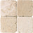 Full Tile Sample - Classic Travertine Tile - 12" x 12" x 3/8" Antique & Tumbled