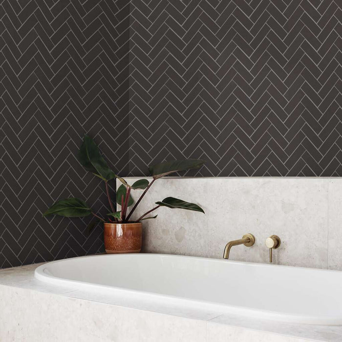 Grandeur Carbon Glossy Herringbone