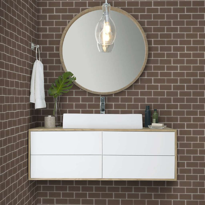 Ascendant Balanced Taupe Glossy Glass