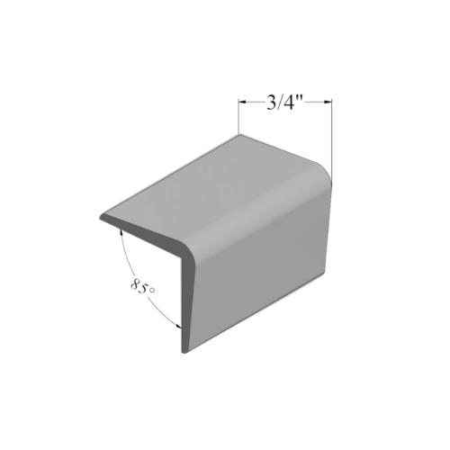 Tarkett Johnsonite 48 Grey Vinyl Corner Wall Guard Lowest Price