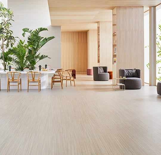 Marmoleum Striato Bleached Gold Linoleum 5253-cut Topshield Pro