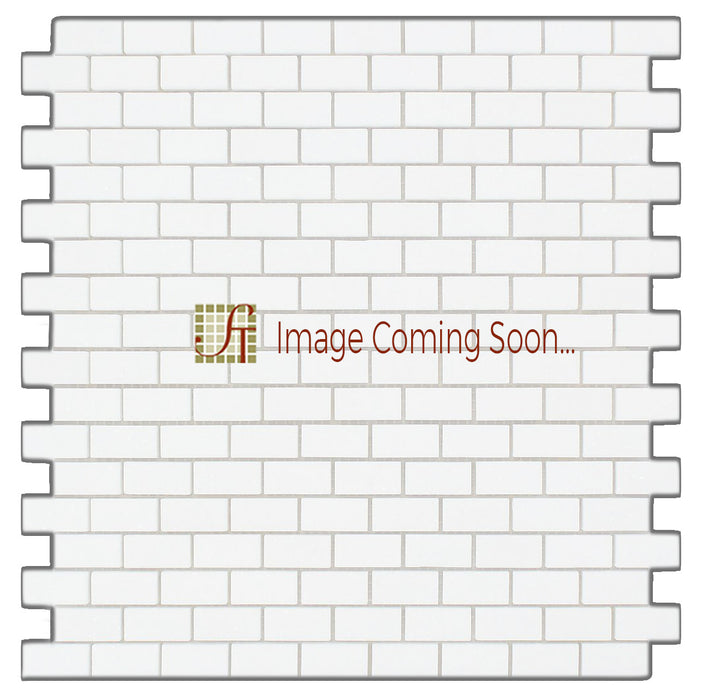 Tundra Gray Marble Mosaic - 5/8" x 2" Brick Split Face